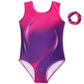 Children Digital Print Gymnastics Leotard Solid Sleeveless Ballet Dance Wear Customize Styles
