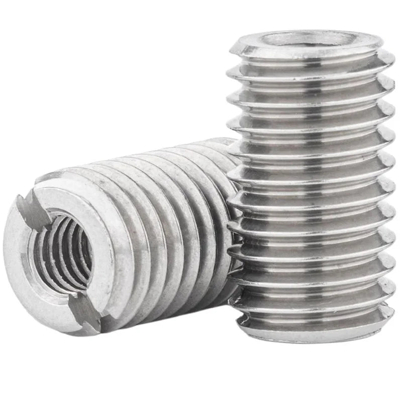 Threaded Insert Stainless Steel Internal and External Tooth Change-Over Nut Reducing Nut Thread Repair Screw Sleeve M16*M20*32L