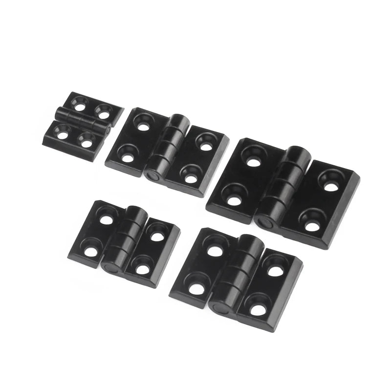 Chinese Factory 180 Degree Black Die-Cast Zinc Hinge Industrial Door 2020/3030/4040/4545 Hinge HY2020Z