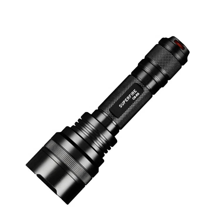 C8-R5 Industrial High Brightness 5-Mode IP55 Waterproof USB Rechargeable Aluminum Alloy Torch Flashlight with 18650 Battery