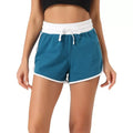 Women's Sweat Shorts Casual Summer Lounge Athletic Running Elastic Contrast Running Regular Fit Training Marathon Sportswear