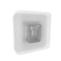Modern Waterproof Metal Hanging Hooks Removable Double-Sided Adhesive Plastic Solid Transparent Wall Mounted Sticky