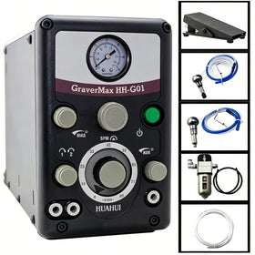 JH-G01 Pneumatic Engraver GraverMax G8 Quick Setup Metal Engraving and Stone Setting Jewelry Pneumatic Engraving Machine
