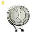 Personalized Engraved Iron Golf Money Clip for Hat and Cap Accessories