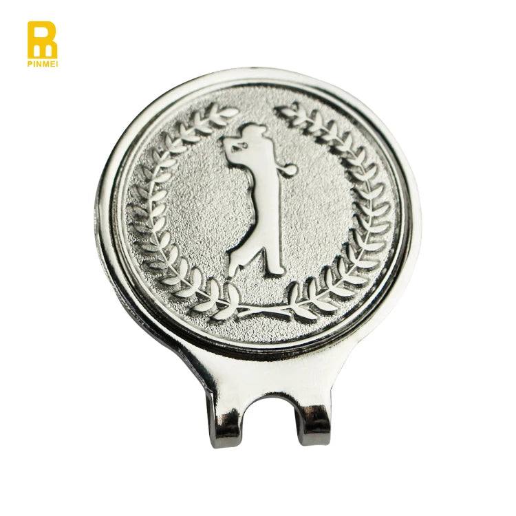Personalized Engraved Iron Golf Money Clip for Hat and Cap Accessories