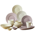 High-end Kitchen Tableware Ceramic Bowl Plates Sets Nordic White Ceramic Dinnerware Sets Luxury Crockery Dinner Sets