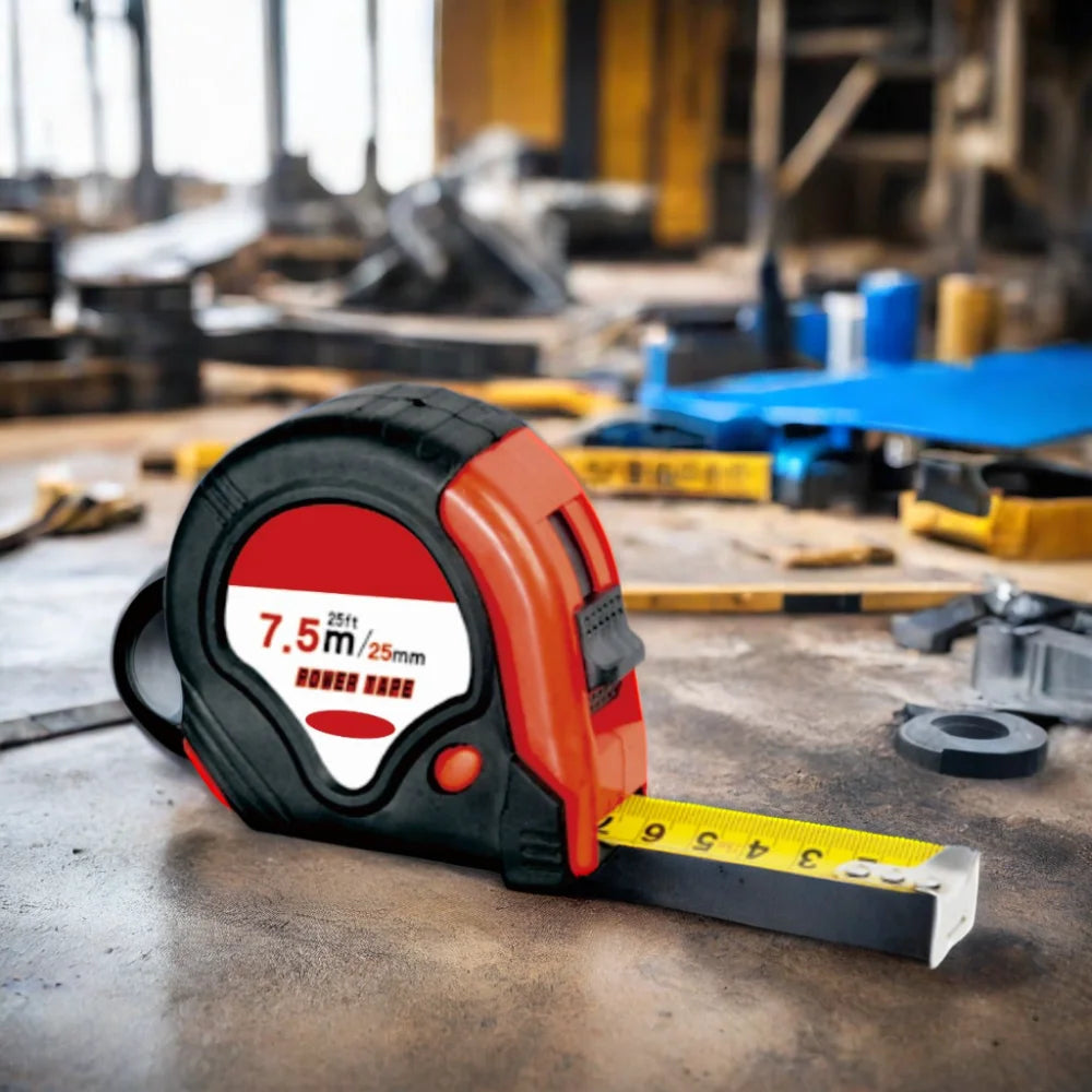 Series N07 2M-8M Steel Measuring Tape with Rubber Cover DIY OEM Hand Tool for Building Construction
