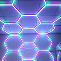 New Selling Diy Assembled Rgb Showroom Lamp Shop Light Led Hexagon Night Light