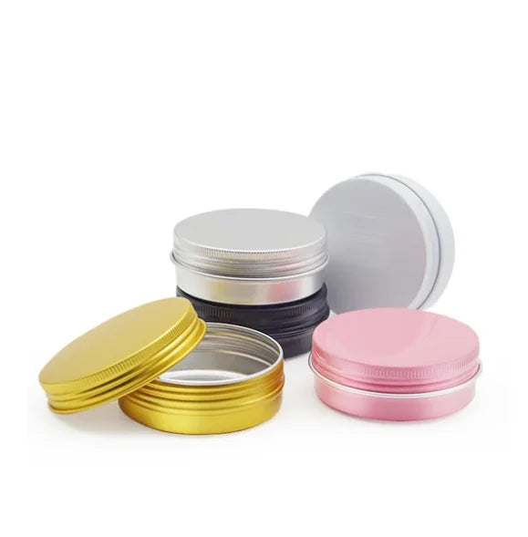 Wholesale Empty 10g 20g 30g 60g 80g Loose Powder Cream Cosmetics Aluminum Tin Containers
