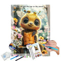 N-2198 Custom 30x40cm Diamond Art Painting Set Round/Square Drills Bee Diamond Painting Animal Subject