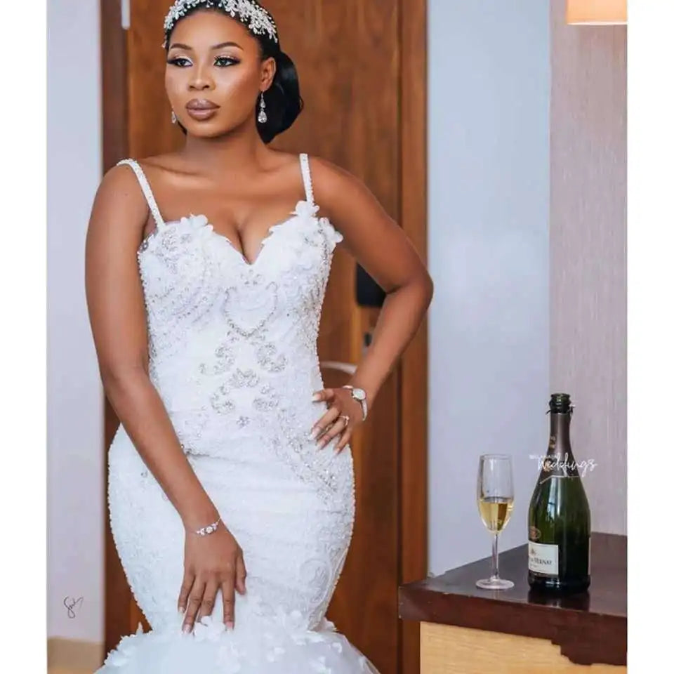 AL1484 2025 Romantic Bridal Dress Luxury Civil Wedding Ball Gown with Elegant Crystal Beads Plus Size for Bulk Order