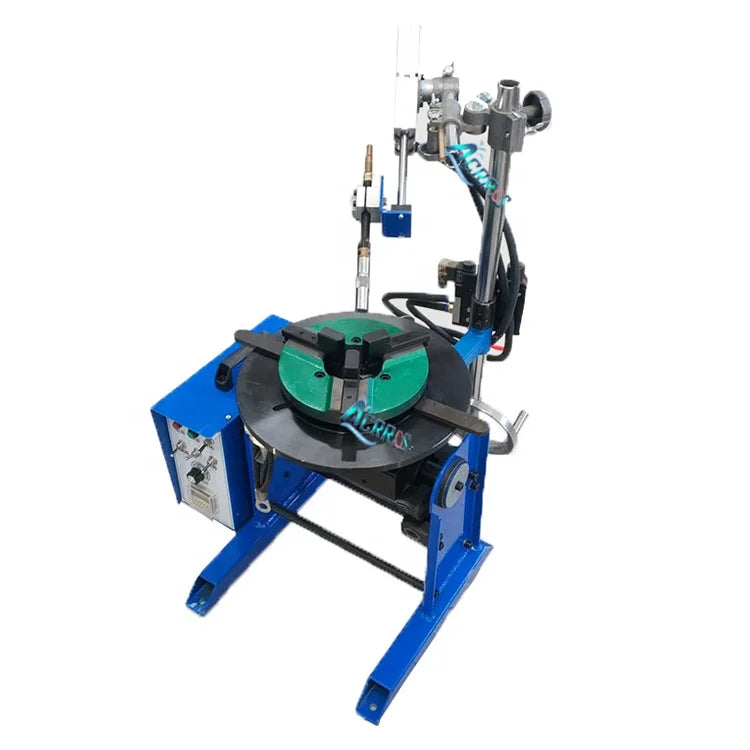 3 Jaw Quick Chuck 220mm 100kg Rotary Turntable Welding Positioner for Sale