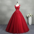2022 New Red Wedding Dress New Bride Wedding Princess Dream Bud V-Neck Tutu Dress Wedding Dress