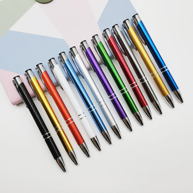 Luxury Customized Advertising Metal Ball Pen 1.0mm Writing Width Personalized Laser Gift with Logo