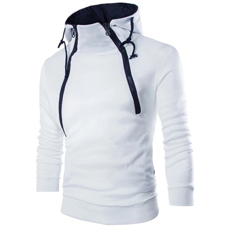 Factory Hot Sale Loose And Leisure Cardigan Sweatshirt Fashion Placket Double Zipper Hoodie With Wholesale Price