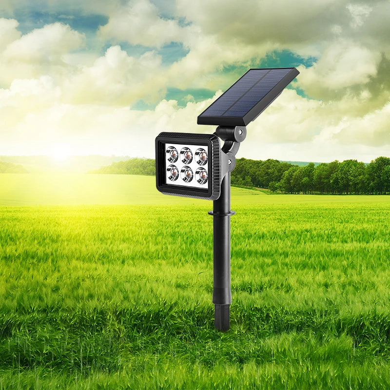 Solar Spotlight Waterproof Outdoor Garden Led Solar Lawn Spike Spot Light