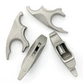 Knife Making Partsl Pommel/Guard Sets Diy Knives Accessories Knife Finger Guard Bolster Pommel Flower Pattern