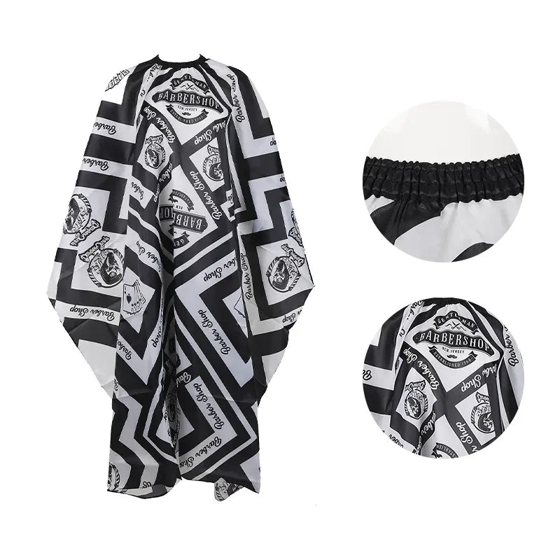European and American Hairdressing Cape Polyester Taffeta Salon Barber Professional Waterproof Cloak
