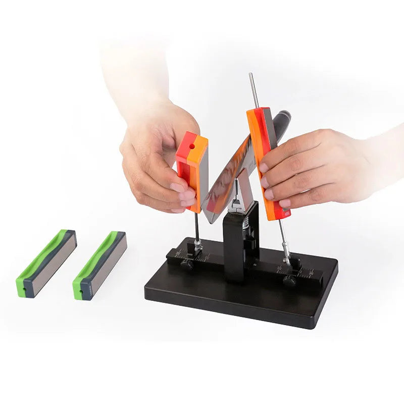 TG1812 Fixed Angle Kitchen Knife Diamond Whetstone Sharpening Stone Sharpener Set Package System with Box