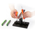 TG1812 Fixed Angle Kitchen Knife Diamond Whetstone Sharpening Stone Sharpener Set Package System with Box