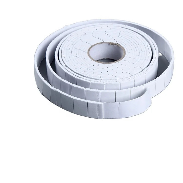 Factory Supplier Die Cutting Customized Handmade 2mm Thickness Double Sided Rectangular White Eva Foam Tape