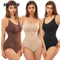 Custom Women Tummy Control Shapewear Bodysuit Abdomen Compression Shaping Seamless Pant Full Body Waist Trainer Shaper Underwear