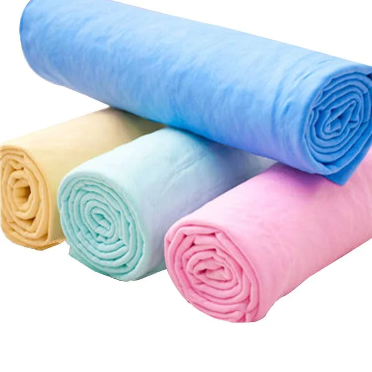 China Manufacturer Quick Dry PVA Chamois Shammy Car Wash Cleaning Cloth Reusable Deerskin Leather Car Cleaning Drying Towel
