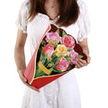 Creative 3D Greeting Card for Mother's Day Valentine's Day Paper with Hand Held Flowers Thank You for Your Blessings Gift Card