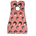 Custom Logo Non-Stick Nondisposable Polyester Beard Cutting Mirror Barber Catcher Trimmer Cape