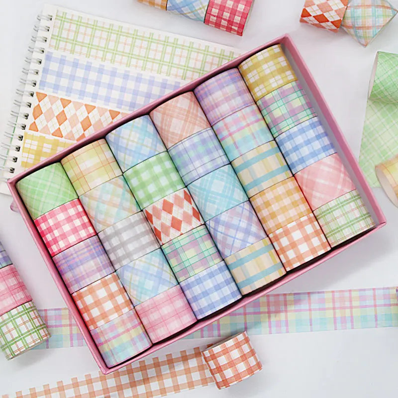 New Cute Classic Washi Tapes Lot School Student Kids Craft Photos Journal Decorative DIY Masking Tapes Set 30 /60 Rolls