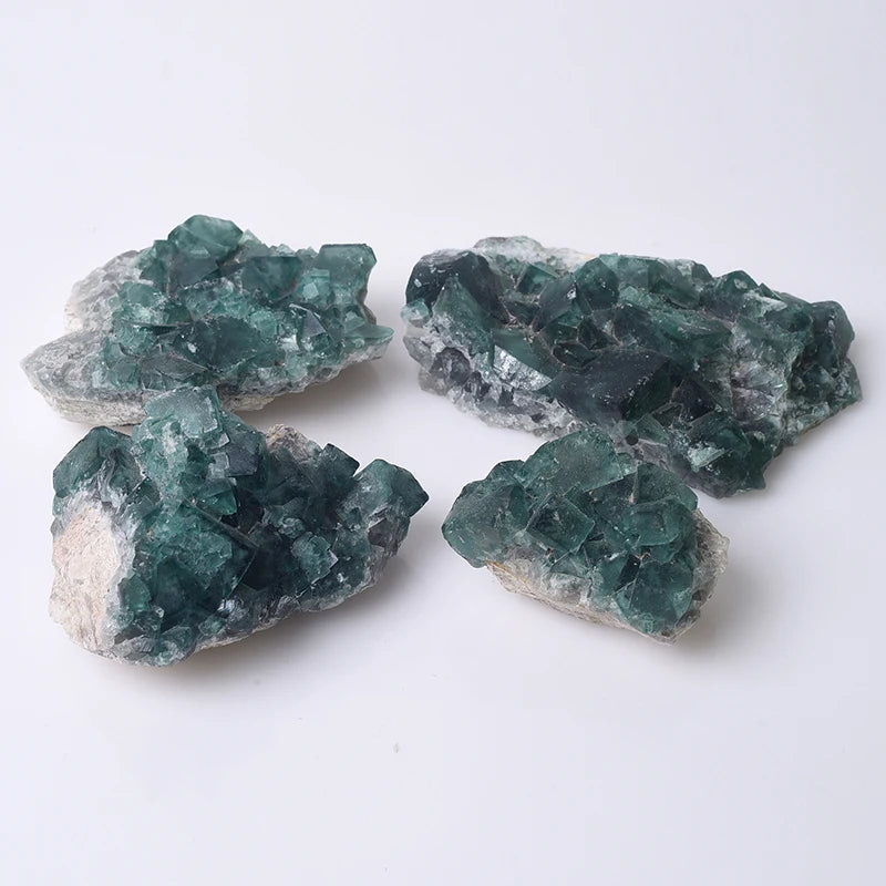Wholesale Natural Green Fluorite Crystal Cluster Healing Quartz Stone Rough Specimen Mineral Crafts for Gift Giving