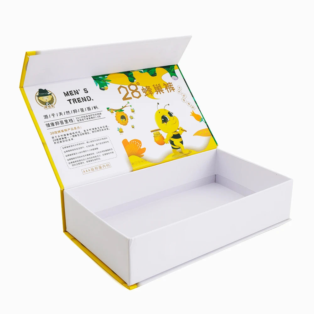 Wholesale Custom Recyclable Magnetic Coated Rigid Paper Box Paper Gift Flip Book Shaped Boxes for Craft