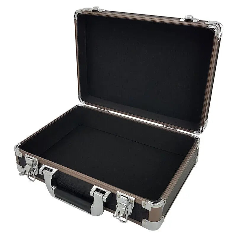 Aluminum Camera Tool Travel Camera Storage Box Black Aluminium Frame Flight Carry Case