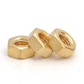 Reverse-Thread Security Brass Carbon Stainless Steel Left-Hand Hex Nuts for Counter-Clockwise Driven Systems