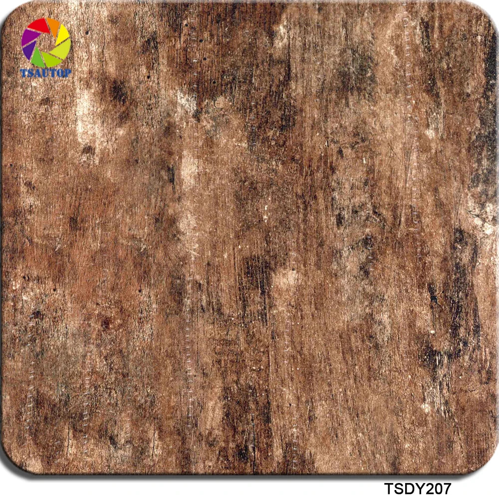 TSAUTOP Brown Stone Marble Design Hydro Dipping With Spray Paint Aqua Print Film