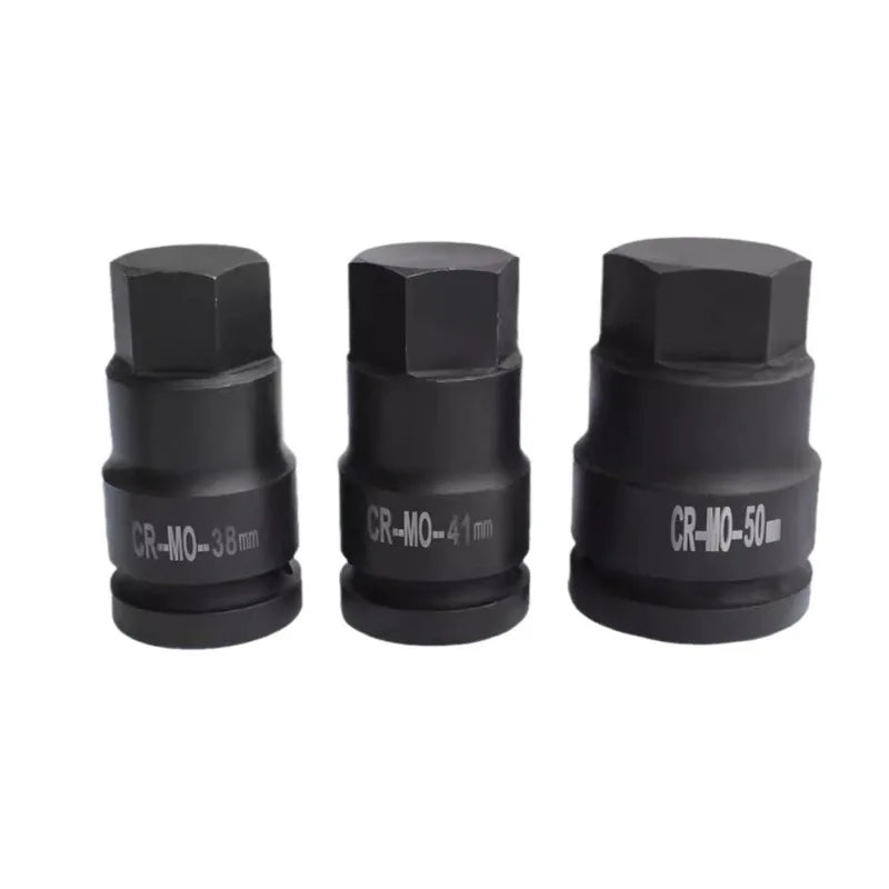 EXPLOIT Long Type 1 Inch Drive Hex Deep Bit Socket Wrench 1 Inch Allen Key Bits Hexagonal Socket Tool