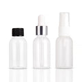 Screen Printing Empty Mini Essential Oil Plastic Bottle 30ml Clear Small Travel-sized Toner Sample Bottle for Skincare
