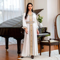 Middle East Women's Summer Party Robe Muslim Evening Dress Long Skirt Women Abaya Dubai Arabian Dress Turkey Abaya