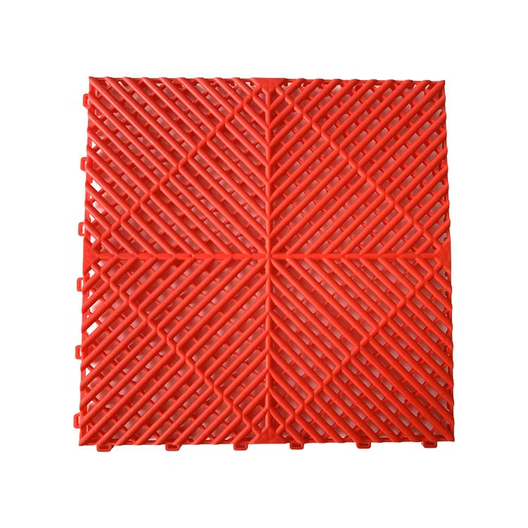 Modern Non-Slip Interlocking PP Plastic Flooring Tiles Multi-Purpose for Indoor & Outdoor Use for Car Repair Workshop