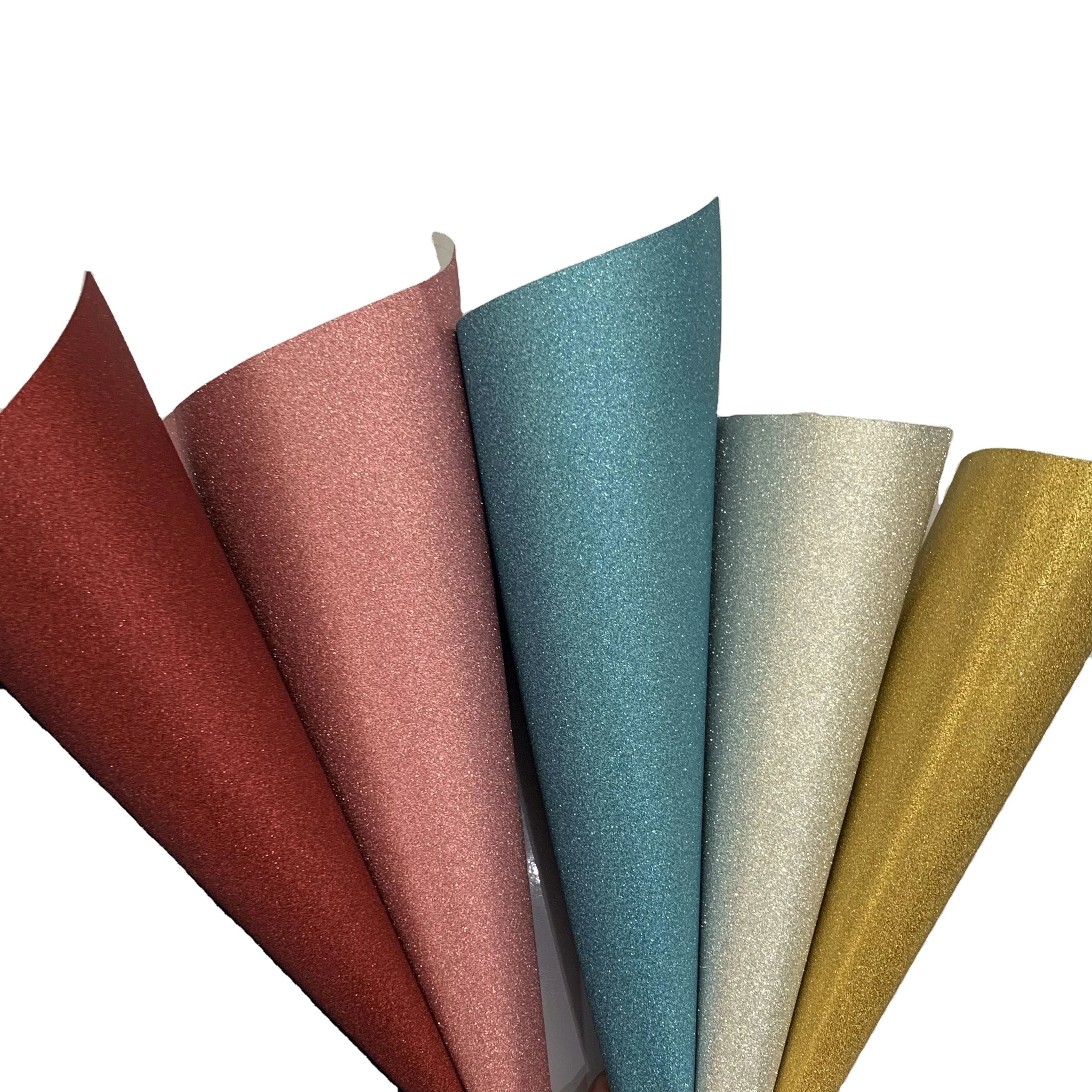 Anolly PVC Plastic Custom Size Colorful Cutting pp Glitter Vinyl Roll Sticker Sheets