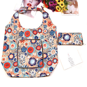 New Wholesale Eco-friendly Waterproof Oxford Fabric Foldable Shopping Tote Bag with Zipper and Custom Logo
