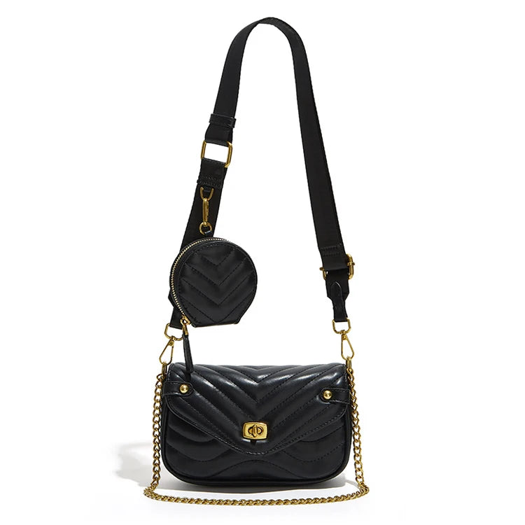 Custom New Design Ladies Handbag Storage Women Shoulder Cross Small Bag Purse Woman Saddle Bag