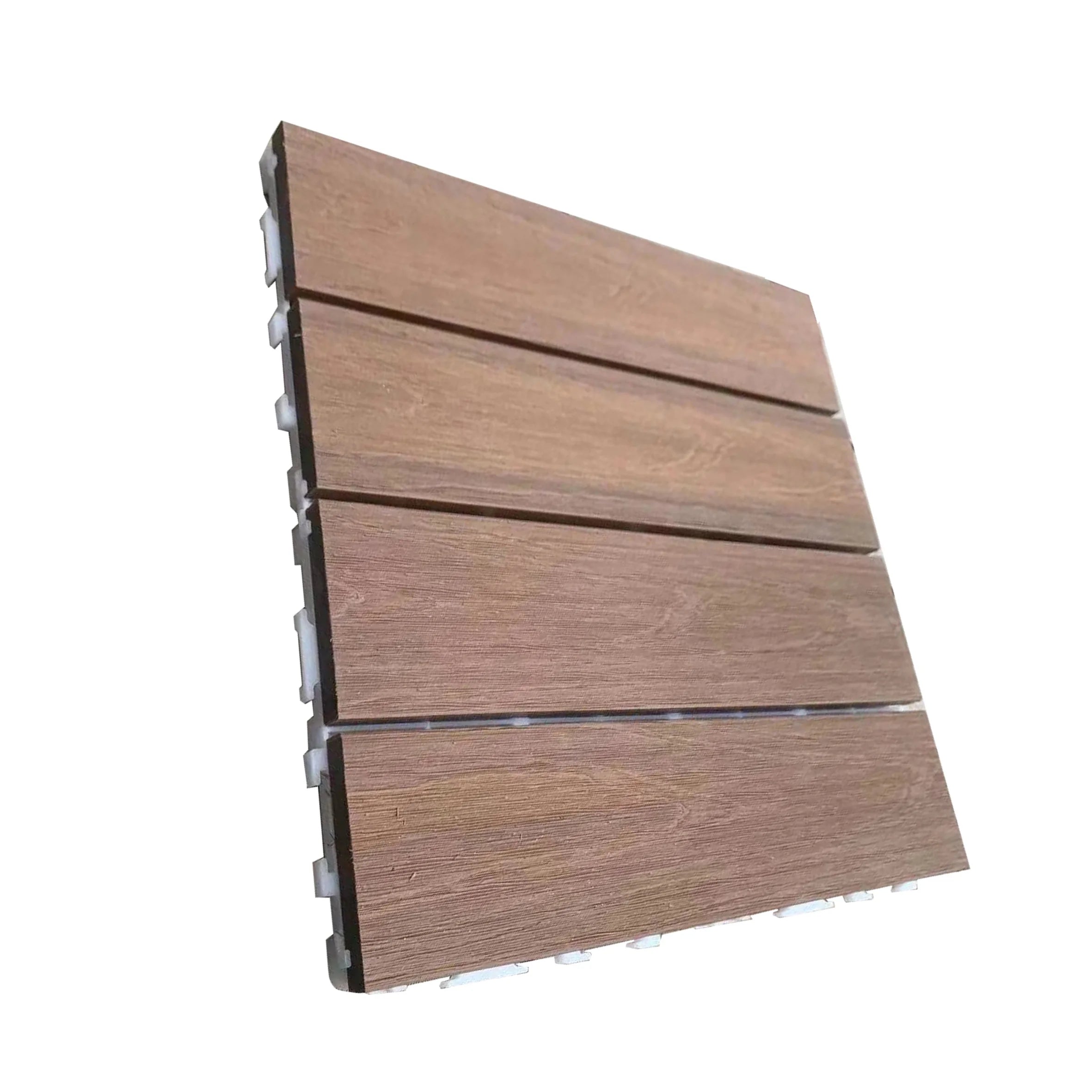 Best Selling 300*300mm WPC Wood Plastic Composite Interlocking Deck Tiles Smooth Contemporary Patio Park Anti-Slip Eco-Friendly