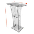 Customized Modern Acrylic Desktop Lectern Podium Smart for s Pulpit School Church Conference Customized Acrylic Lectern