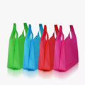 Eco Friendly Custom Reusable Recycled Durable Non Woven Handled Multi-color Vest Carrier Bag for Shopping