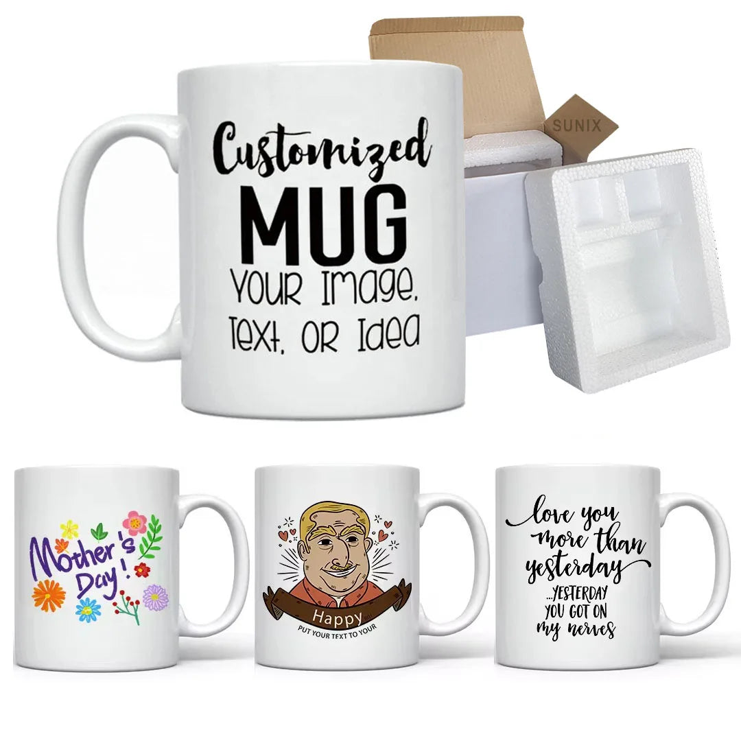 Top Quality Factory 11oz Ceramic White Blank Mug Popular Top Grade for Sublimation Personalized Ceramic Mug