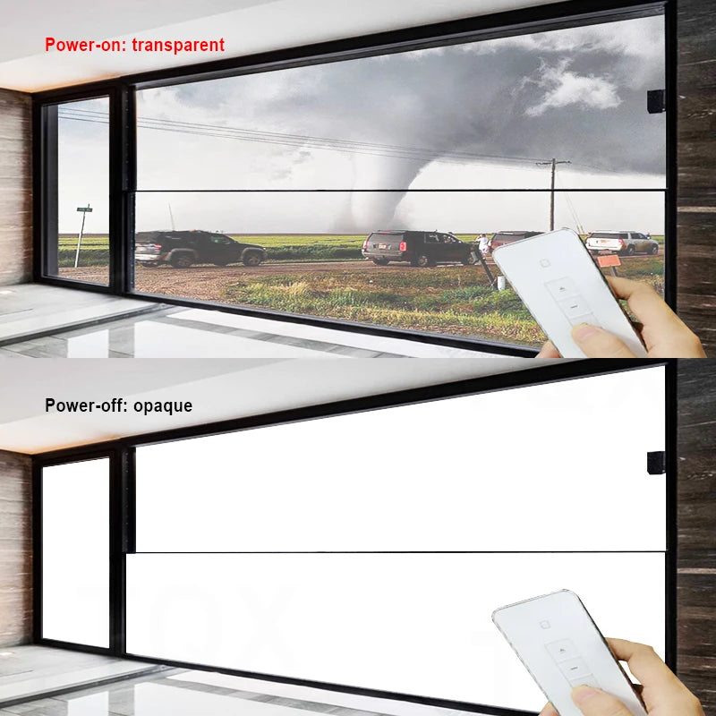 Smart Home Tuya Switchable Pdlc Smart Film Smart Window Film Smart Glass Pdlc Film Opaque Window Electric Controlled Window Pdlc