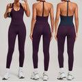 Solid Color Pilates Fitness Sports Tracksuits Super Soft 4 Piece Running Suits Women Lightweight Comfortable Yoga Set