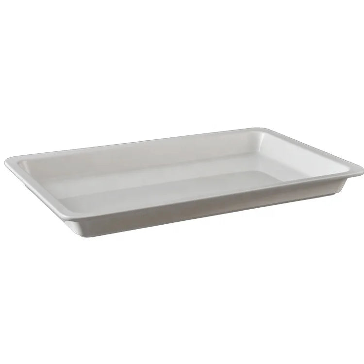 Restaurant Tableware Buffet Server Grill GN 1/1 21 Inch Hard Plastic Rectangular Melamine Food Tray