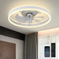 LED Ceiling Fan with Lights Dimmable with Remote Control and APP Chandelier Fan and Light